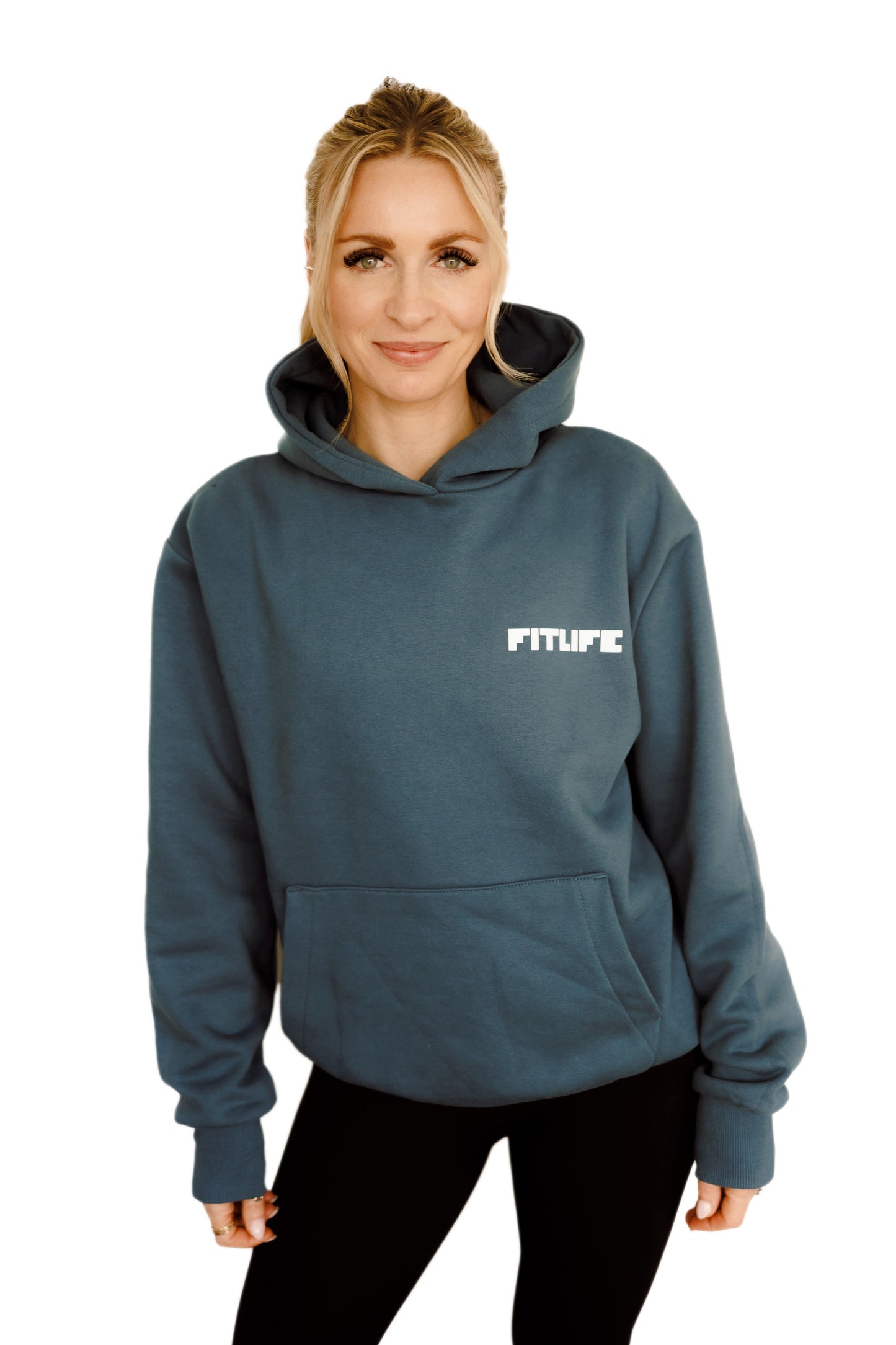 Hoody - Plain Logo [Blue]